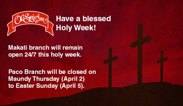 Old Swiss Inn Holy Week